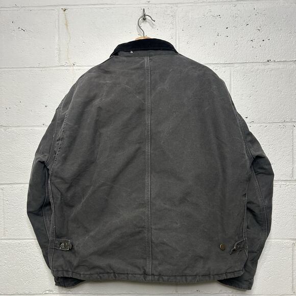 Carhartt Quilted Traditional Artic Jacket “Gravel” J22 GVL - Picture 2 of 8